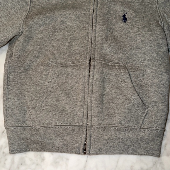 Polo by Ralph Lauren Kids Gray Hoodie 3T - Picture 8 of 11
